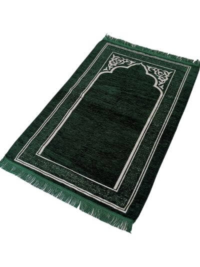Green Velvet Prayer Mat